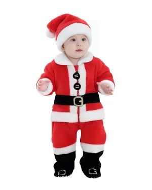 Santa Claus Christmas Costume for Kids - Ages 6 Months to 10 Years Santa Claus Christmas Costume for Kids - Ages 6 Months to 10 Years