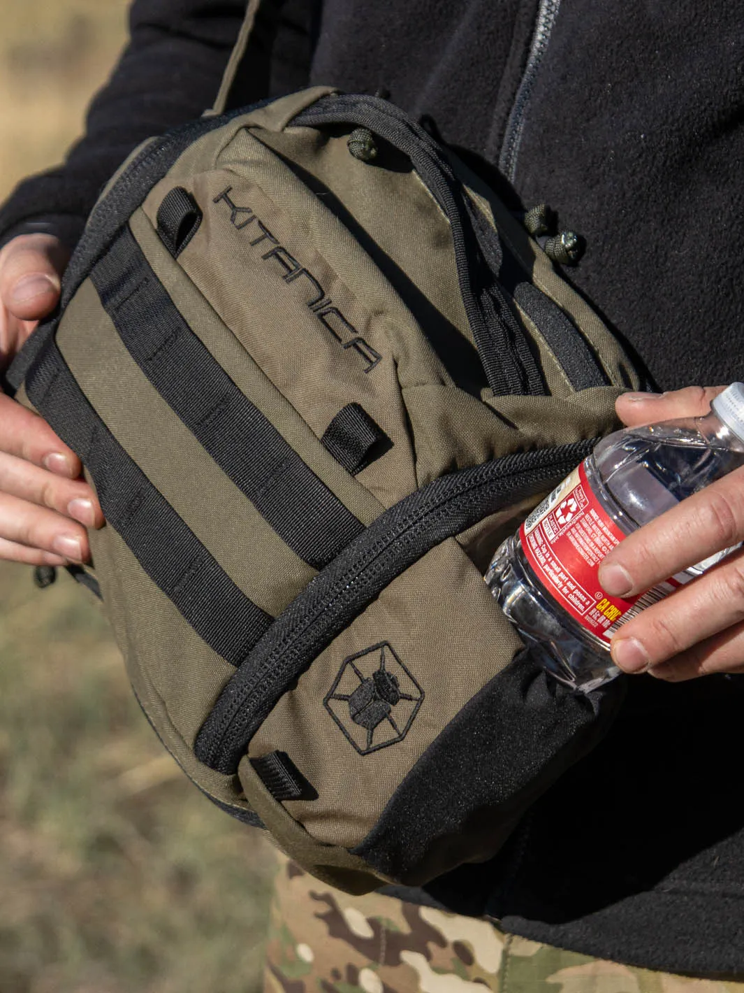 Scorpion Pack & Water Bottle Holster Combo