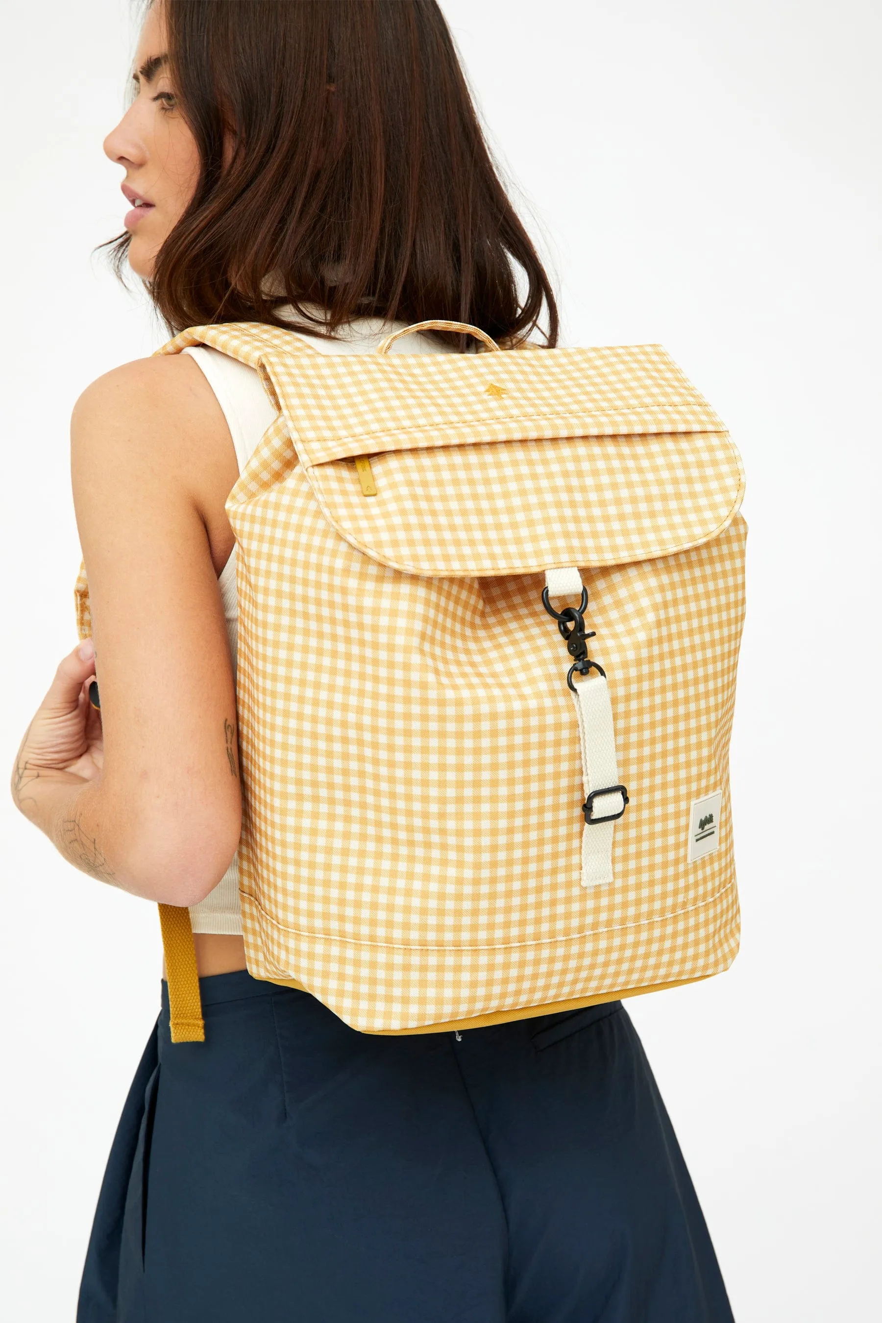 Scout Backpack Vichy Mustard