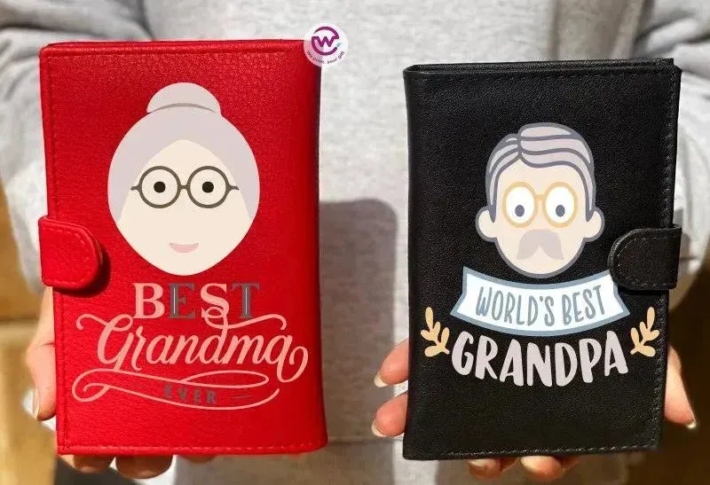 Set ( 2 leather Wallets ) -Mother's Day