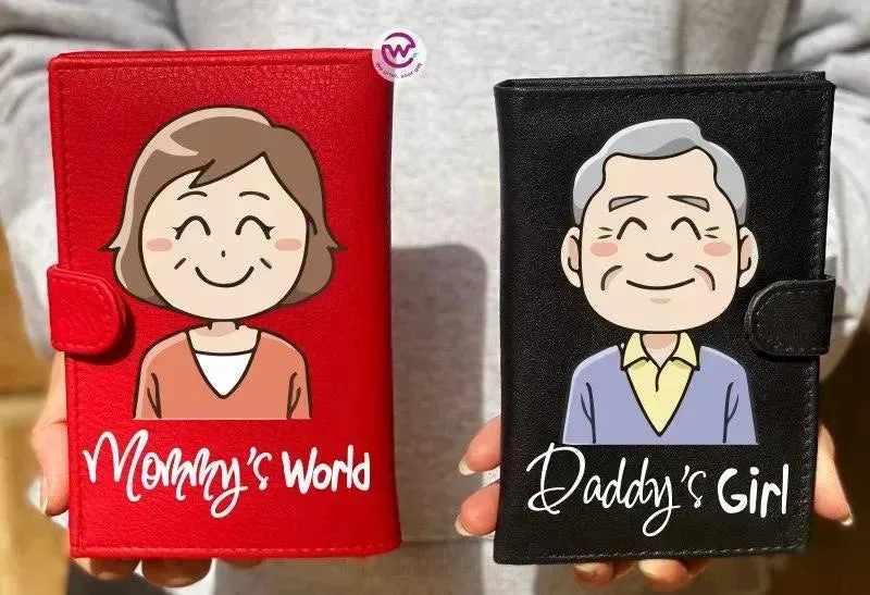 Set ( 2 leather Wallets ) -Mother's Day