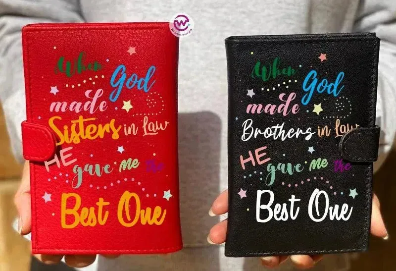 Set ( 2 leather Wallets ) -Mother's Day