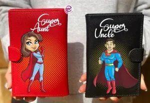 Set ( 2 leather Wallets ) -Mother's Day Set ( 2 leather Wallets ) -Mother's Day