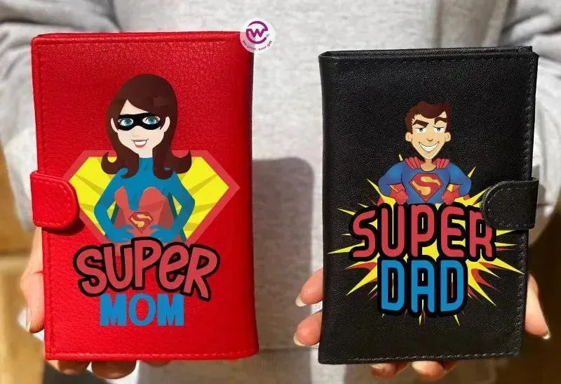 Set ( 2 leather Wallets ) -Mother's Day