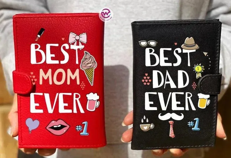 Set ( 2 leather Wallets ) -Mother's Day