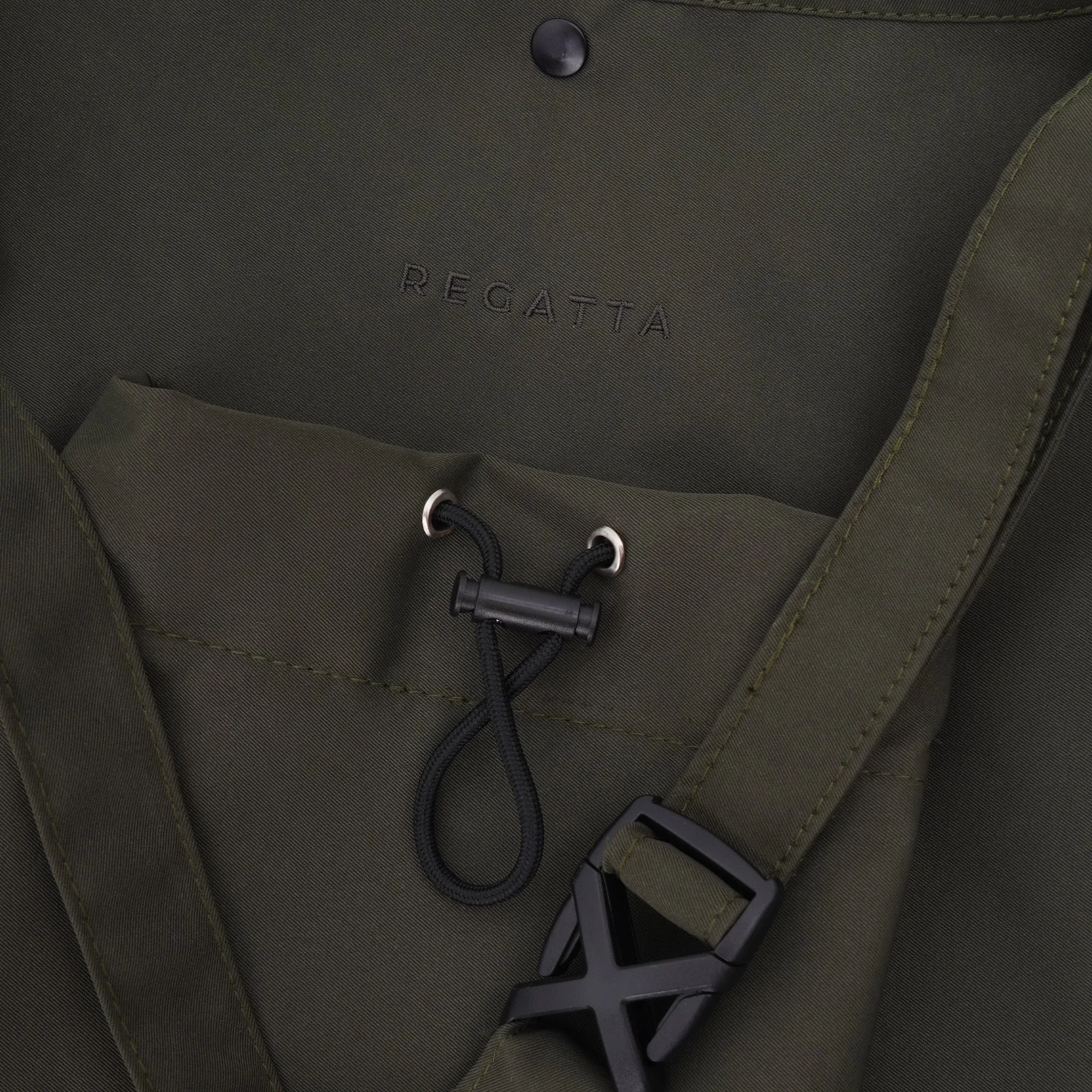 Sling Bag With Drawstring Pocket