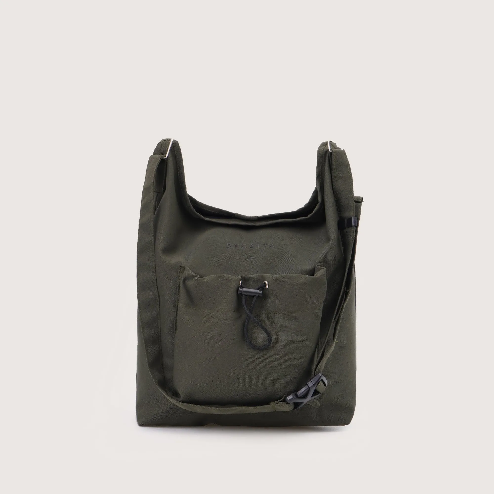 Sling Bag With Drawstring Pocket