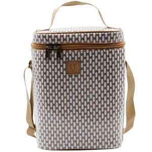 Sling Cooler - African Tweed White Sling Cooler - African Tweed White