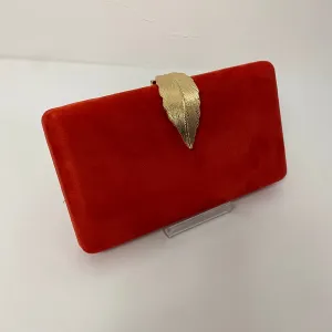 Suede Leaf - Red Suede Leaf - Red