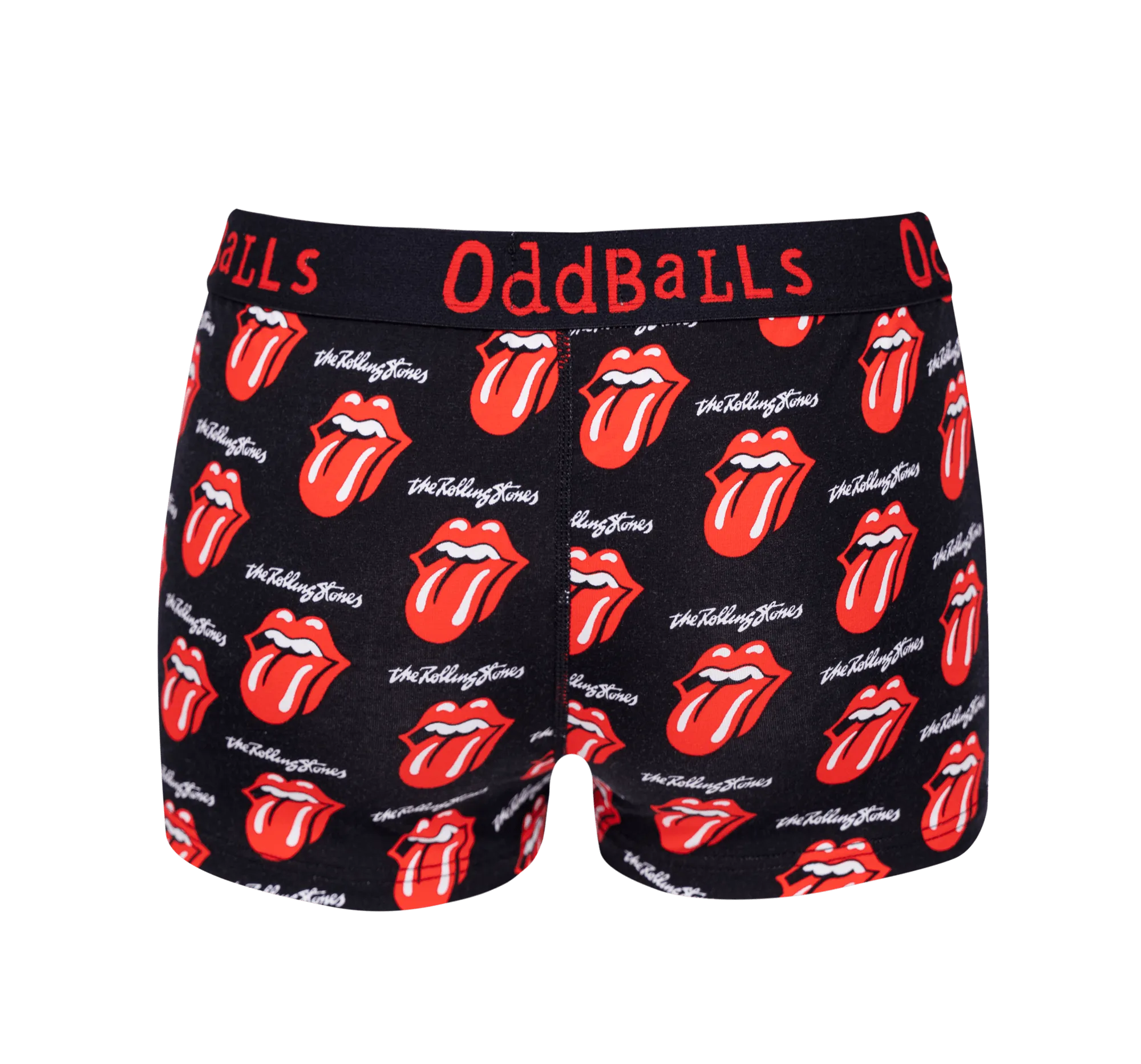 The Rolling Stones - Black - Ladies Boxers