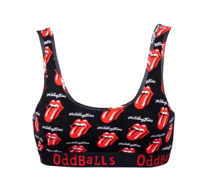 The Rolling Stones - Black - Ladies Bralette The Rolling Stones - Black - Ladies Bralette
