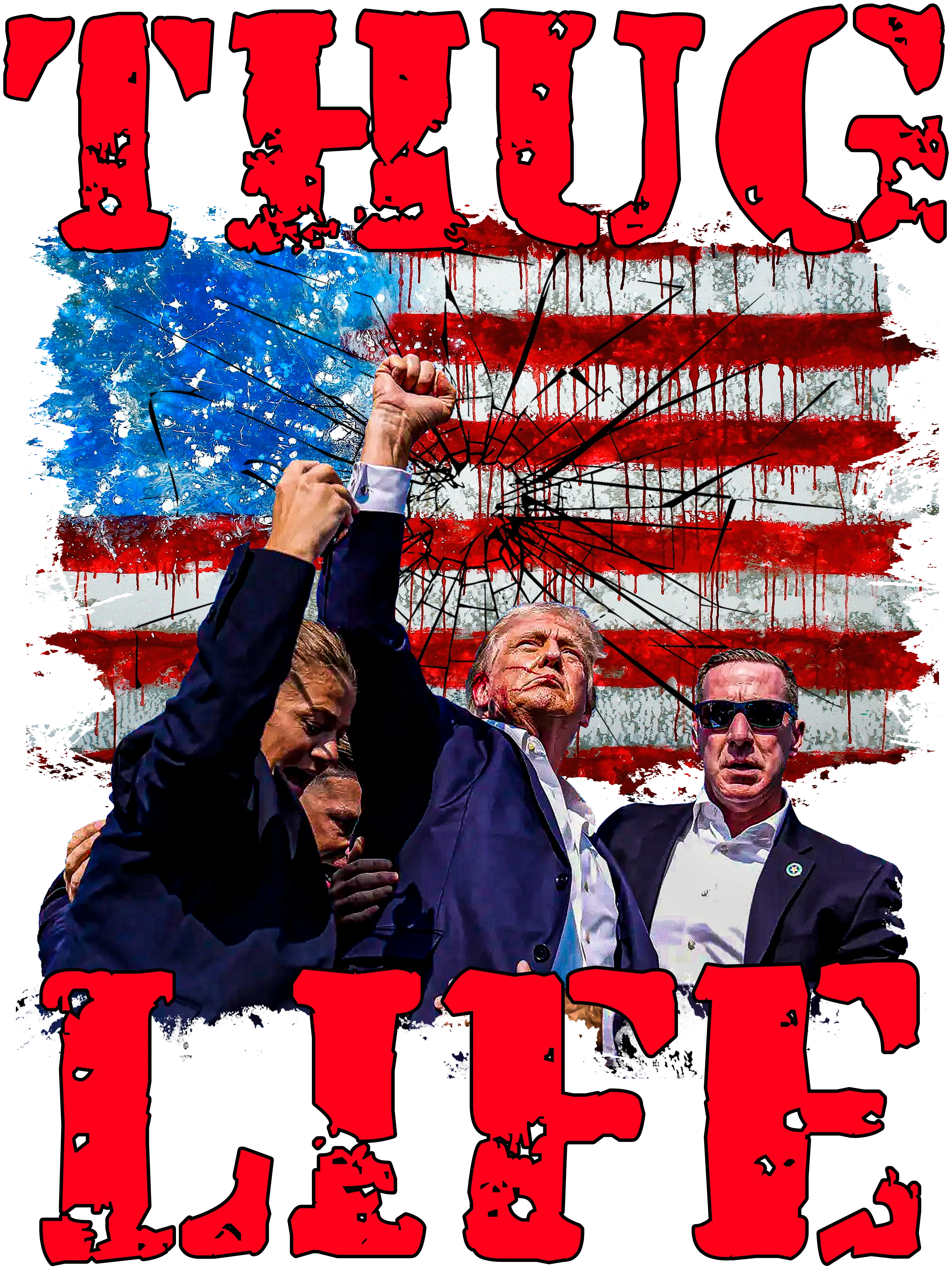 Trump heat transfer, no shirt