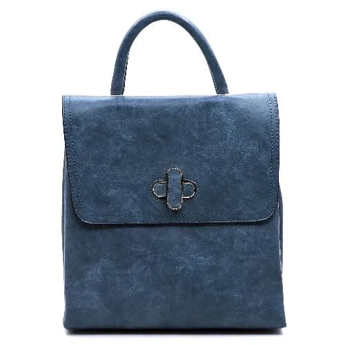 Twist Lock Flap Convertible Backpack