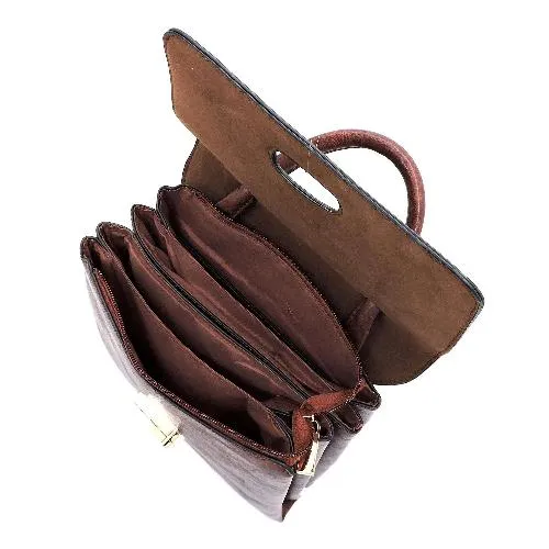 Twist Lock Flap Convertible Backpack