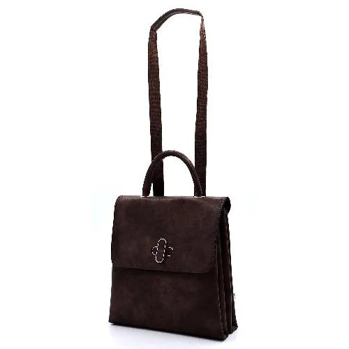 Twist Lock Flap Convertible Backpack