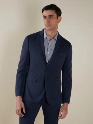 WES Formals Navy Slim-Fit Blazer WES Formals Navy Slim-Fit Blazer