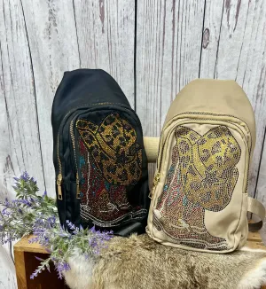 Western Theme Sling Bag Western Theme Sling Bag