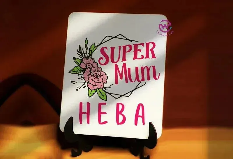 Wooden Desk photo Frame -Mother's Day