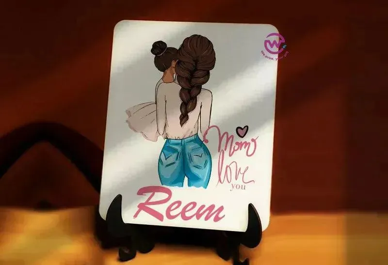 Wooden Desk photo Frame -Mother's Day