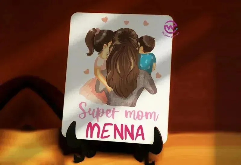 Wooden Desk photo Frame -Mother's Day