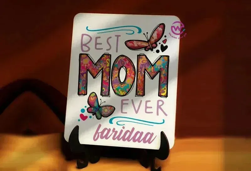 Wooden Desk photo Frame -Mother's Day