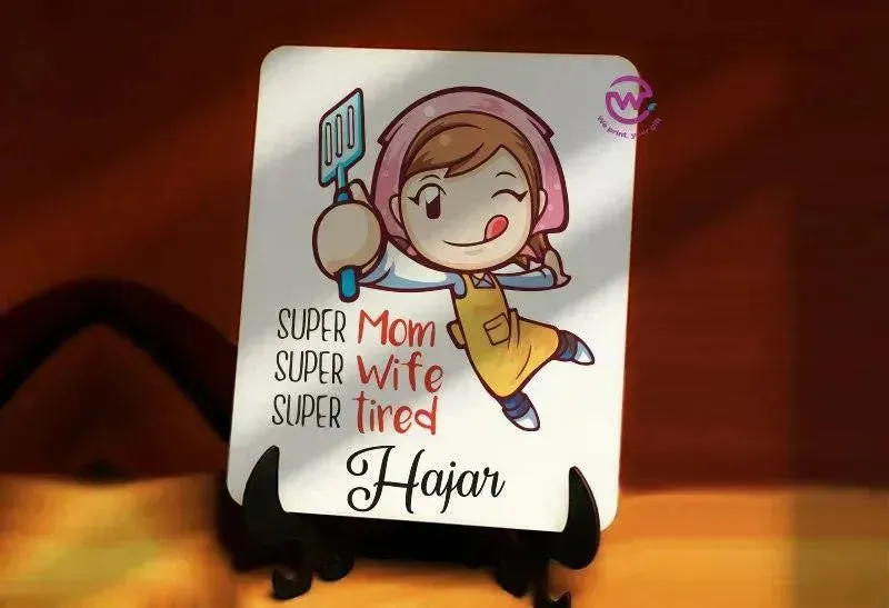 Wooden Desk photo Frame -Mother's Day