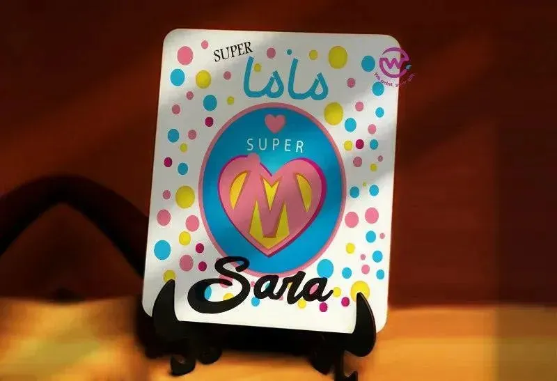 Wooden Desk photo Frame -Mother's Day