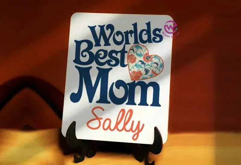 Wooden Desk photo Frame -Mother's Day