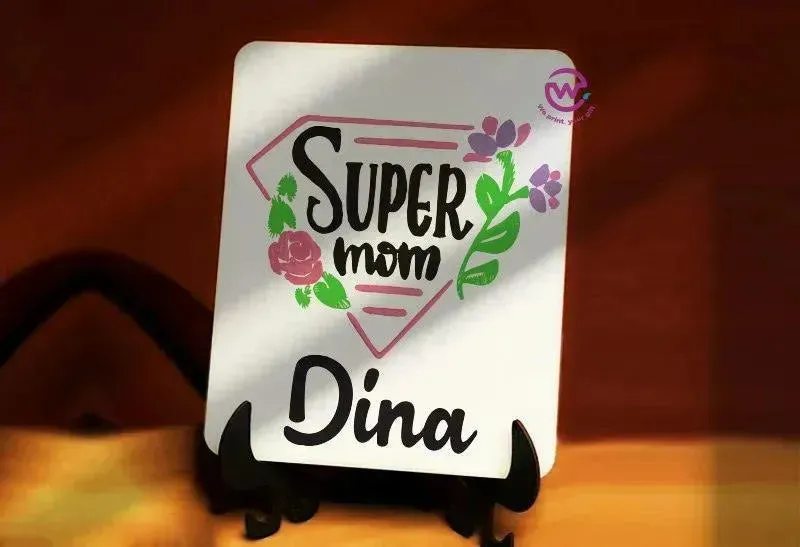 Wooden Desk photo Frame -Mother's Day