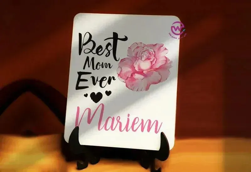 Wooden Desk photo Frame -Mother's Day