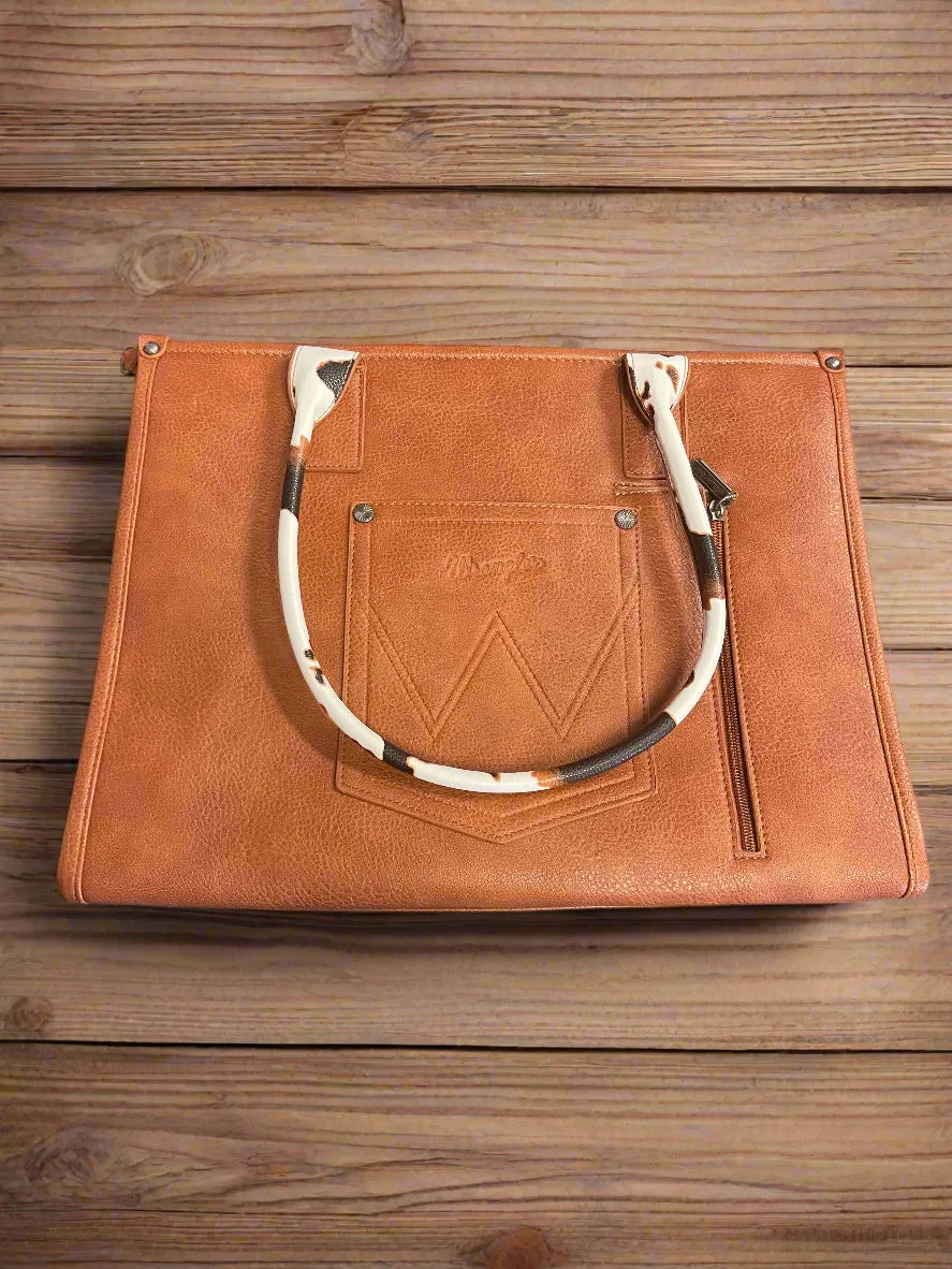 Wrangler Cow Print Tote Bag