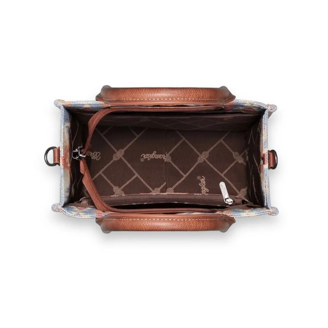 Wrangler Southwestern Print Small Canvas Tote/Crossbody