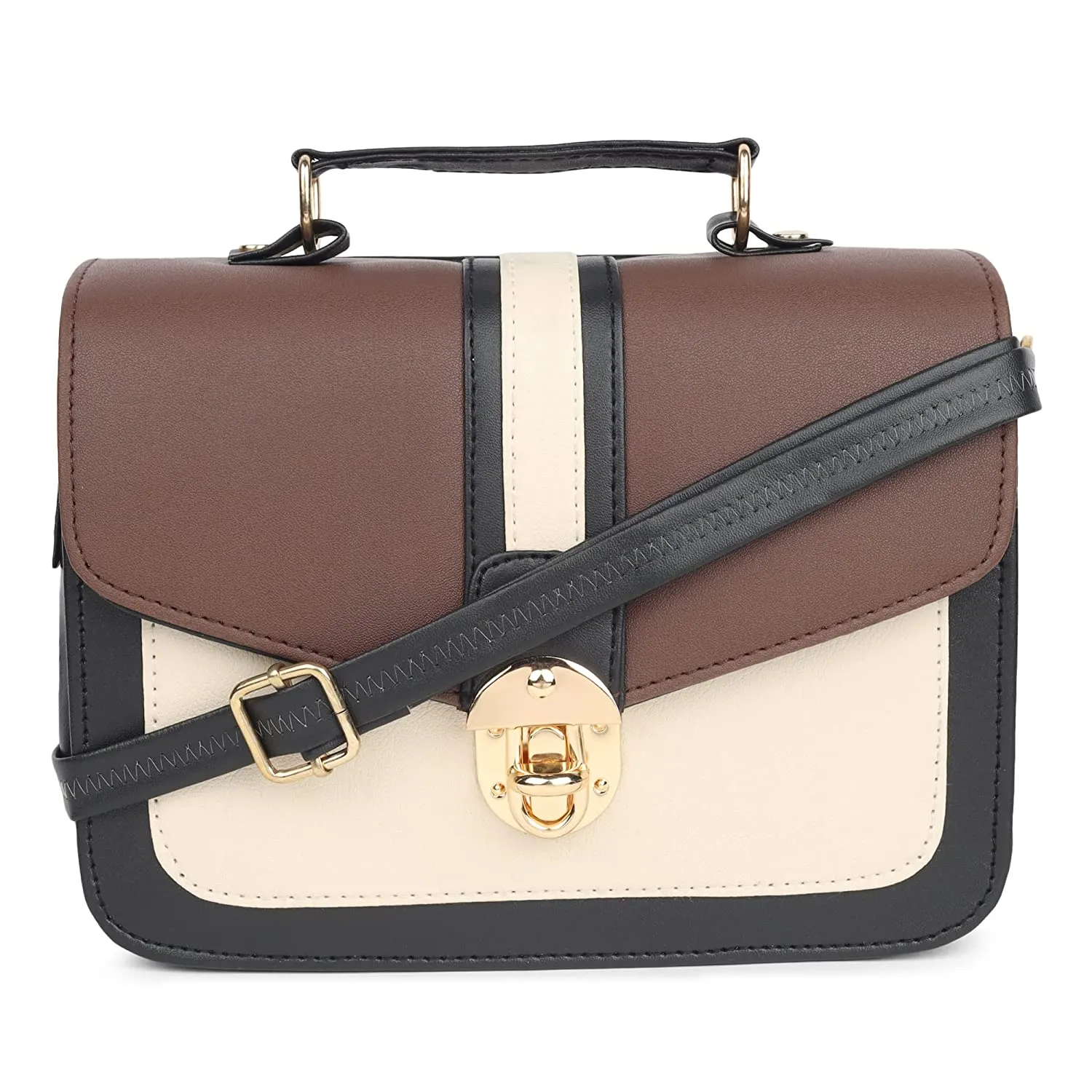 zubstore's Brown Colour Slingbags For Womens & Girls